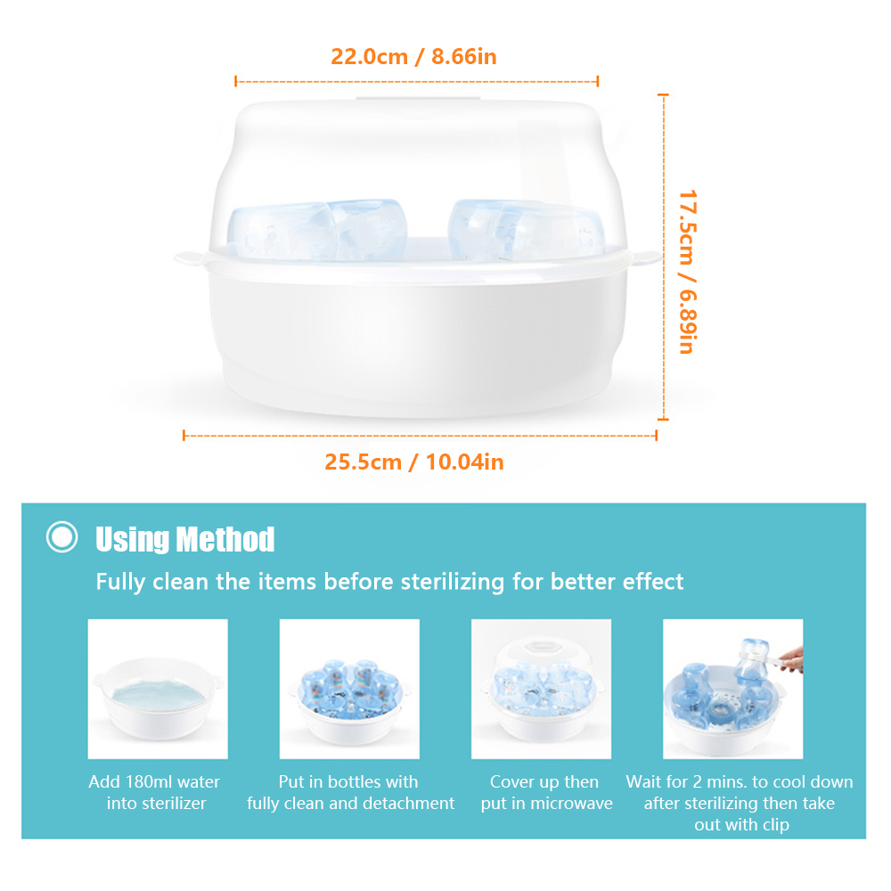 Mikrodalga şişe sterilizatörü  - Baby Food Warmer incelemesi ve fiyatı