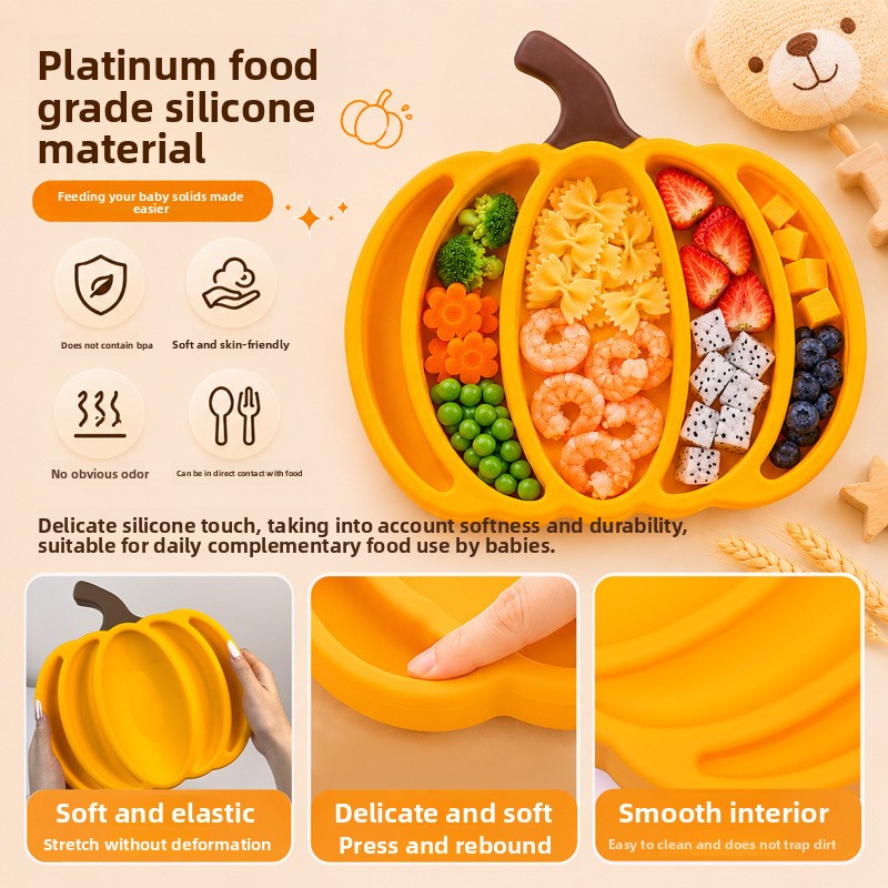 Balkabağı Silikon Bebek Bölmel - Baby Food Vegetables incelemesi ve fiyatı