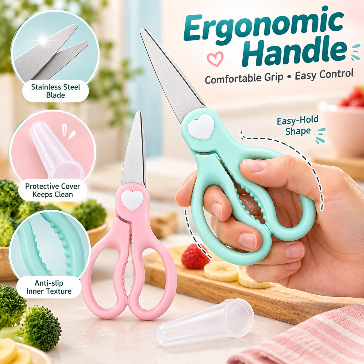 Taşınabilir Bebek Maması Makas - Baby Food Scissors incelemesi ve fiyatı