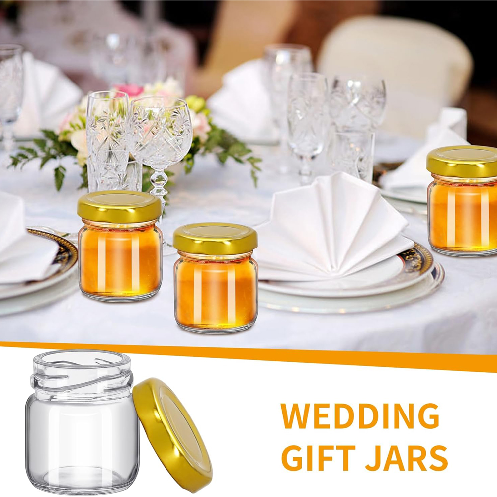 1.5 oz Yuvarlak Mini Şeffaf Ba - Baby Food Jars With Lids incelemesi ve fiyatı